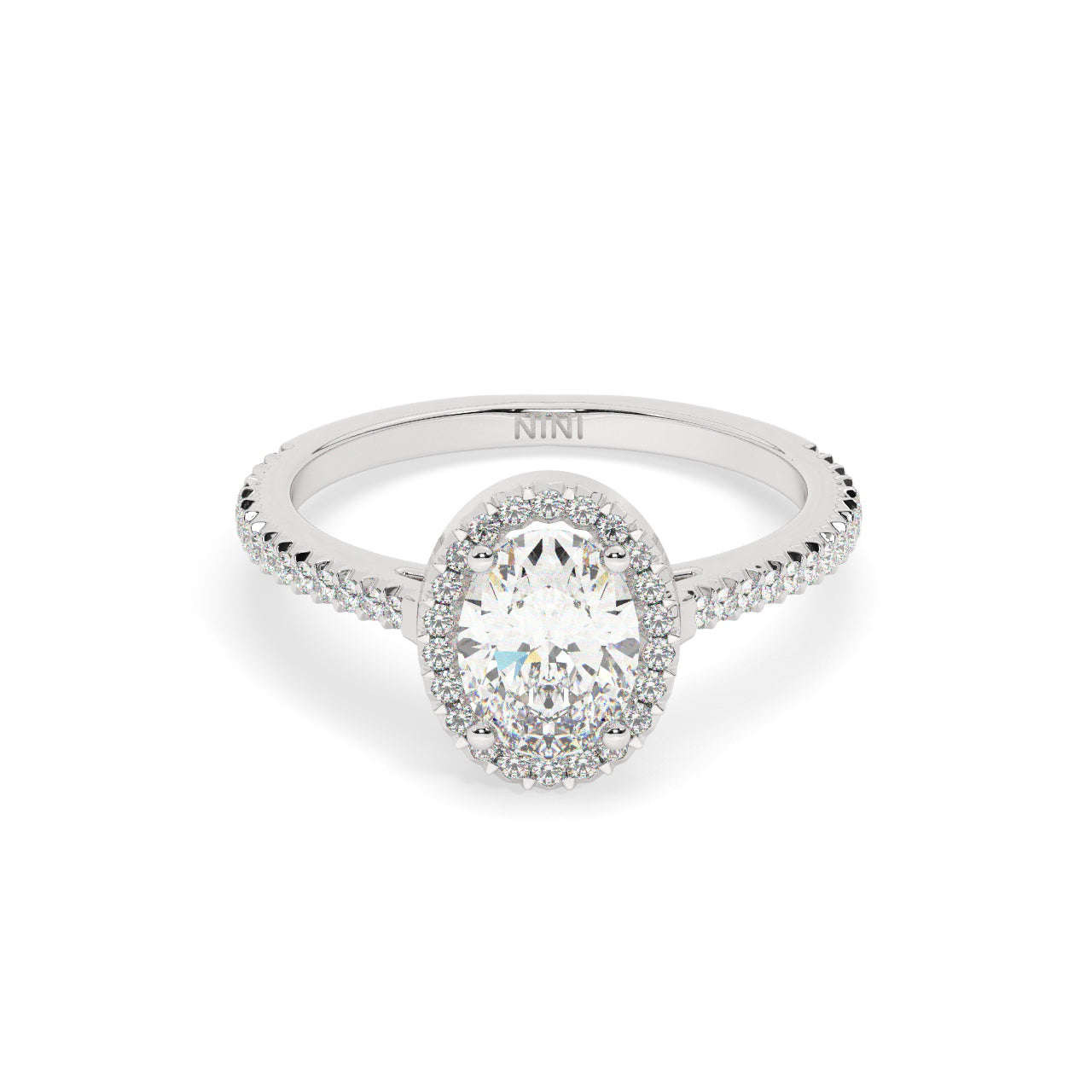 Hailey Engagement Ring - 1.00 Ct Oval