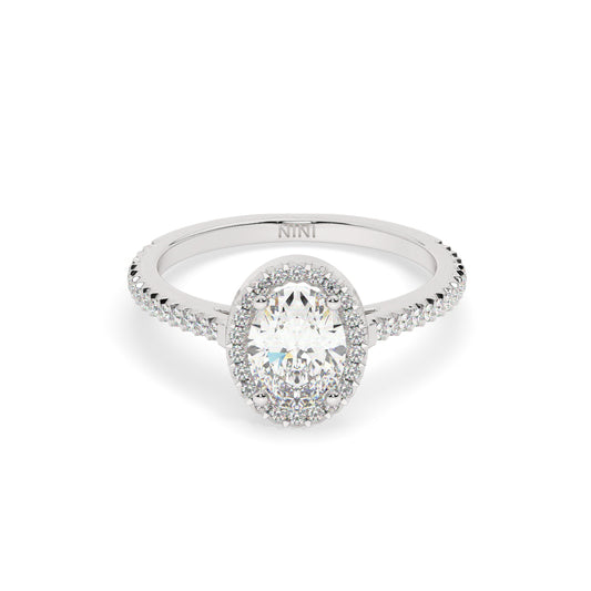 Hailey Engagement Ring - 1.00 Ct Oval