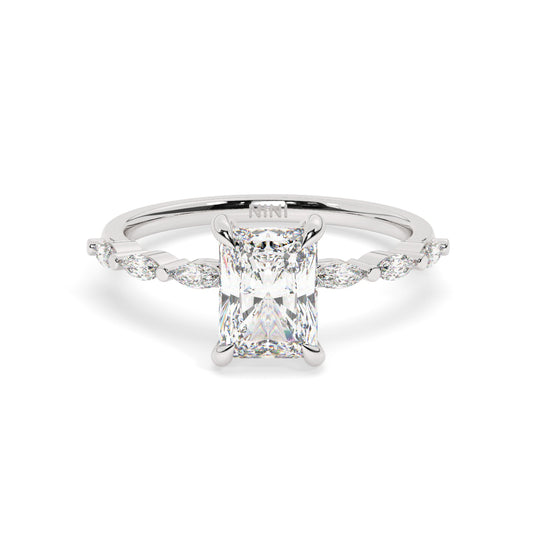 Emily Engagement Ring - 1.50 Ct Radiant