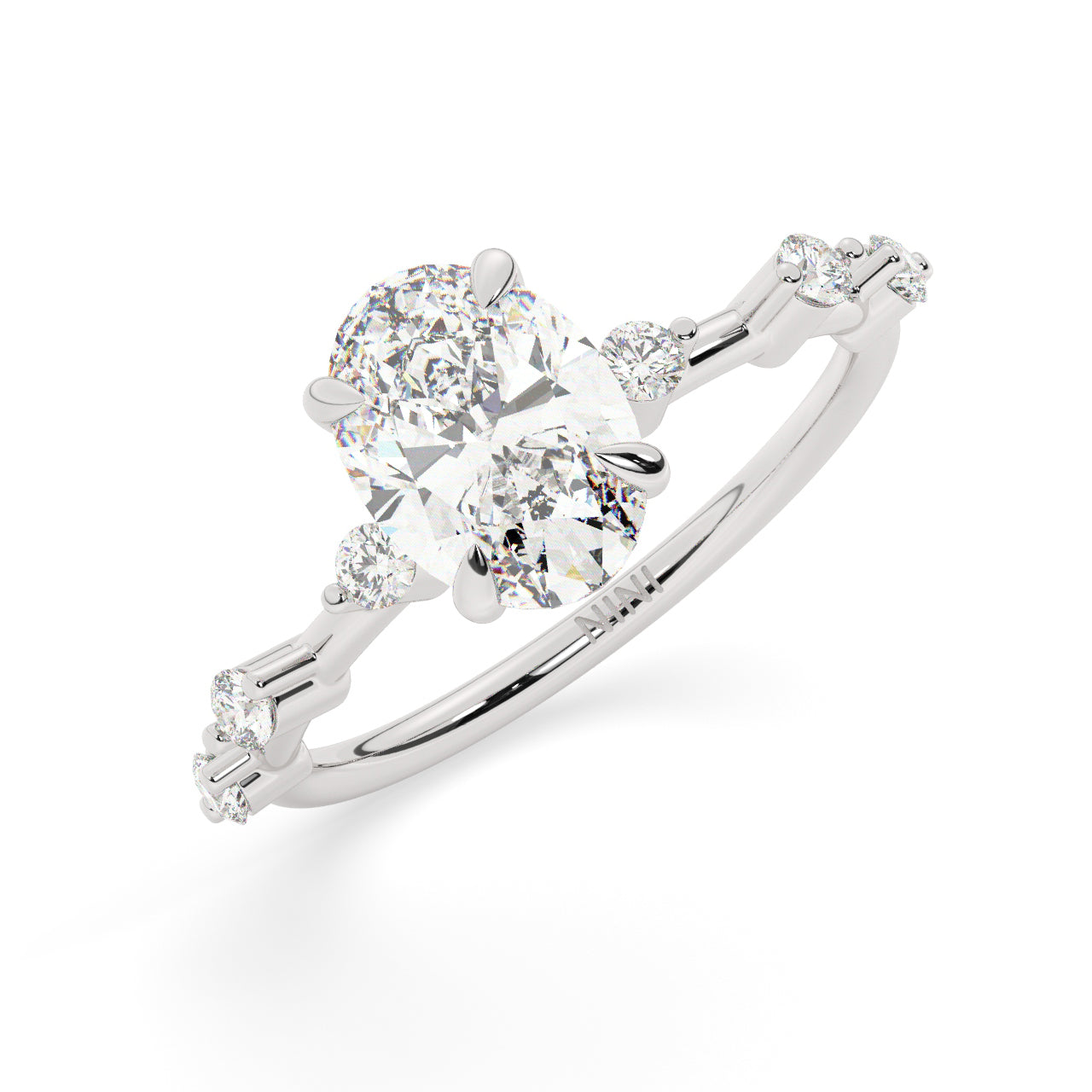 Lauren Engagement Ring - 1.50 Ct Oval