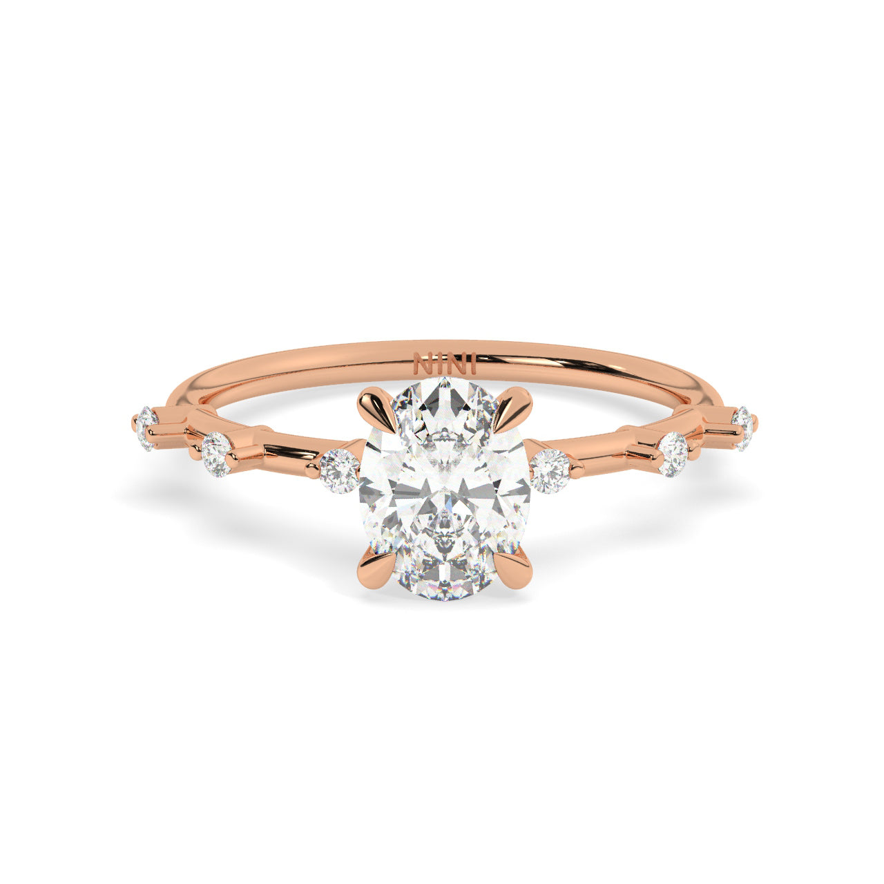 Lauren Engagement Ring - 1.00 Ct Oval