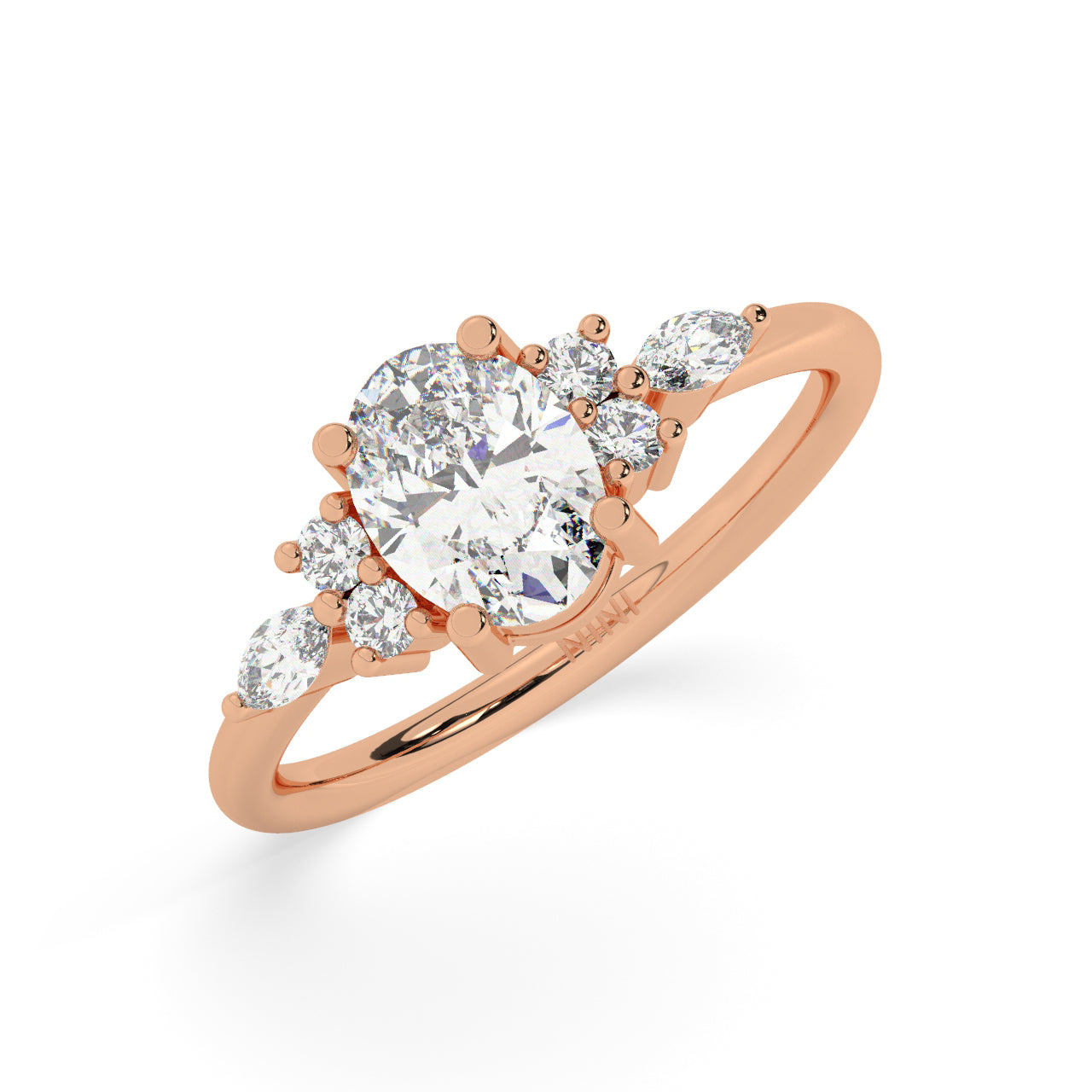 Jasmine Engagement Ring - 1.00 Ct Oval
