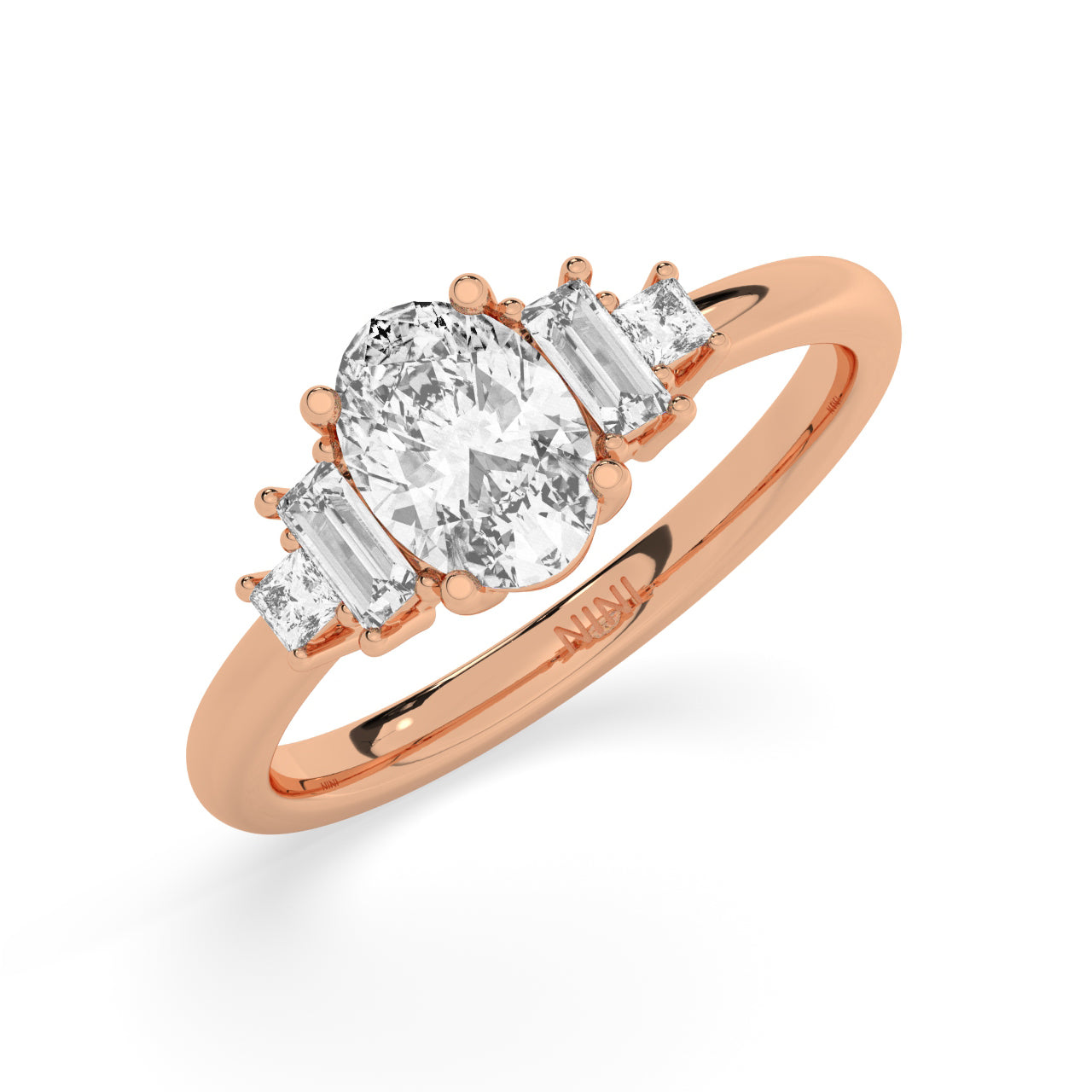 Amy Engagement Ring - 1.00 Ct Oval