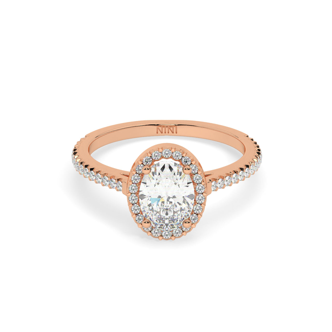 Hailey Engagement Ring - 1.00 Ct Oval