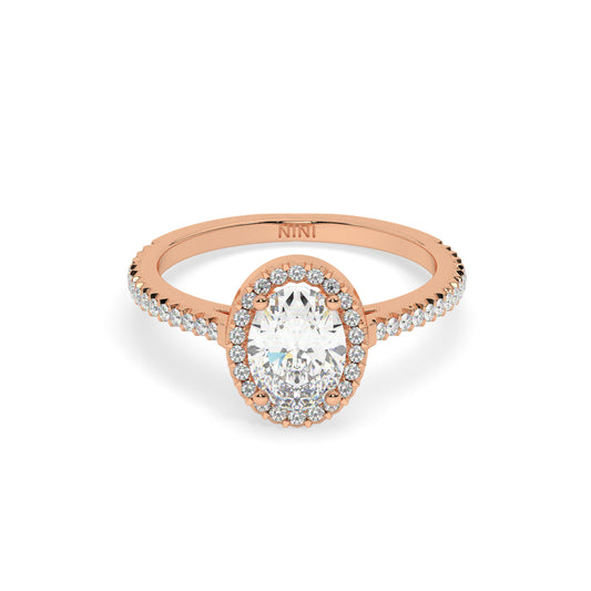Hailey Engagement Ring - 1.00 Ct Oval