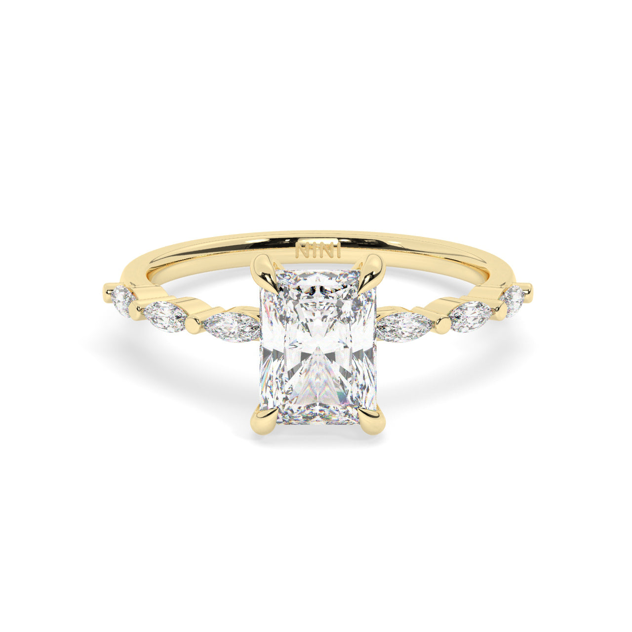 Emily Engagement Ring - 1.50 Ct Radiant