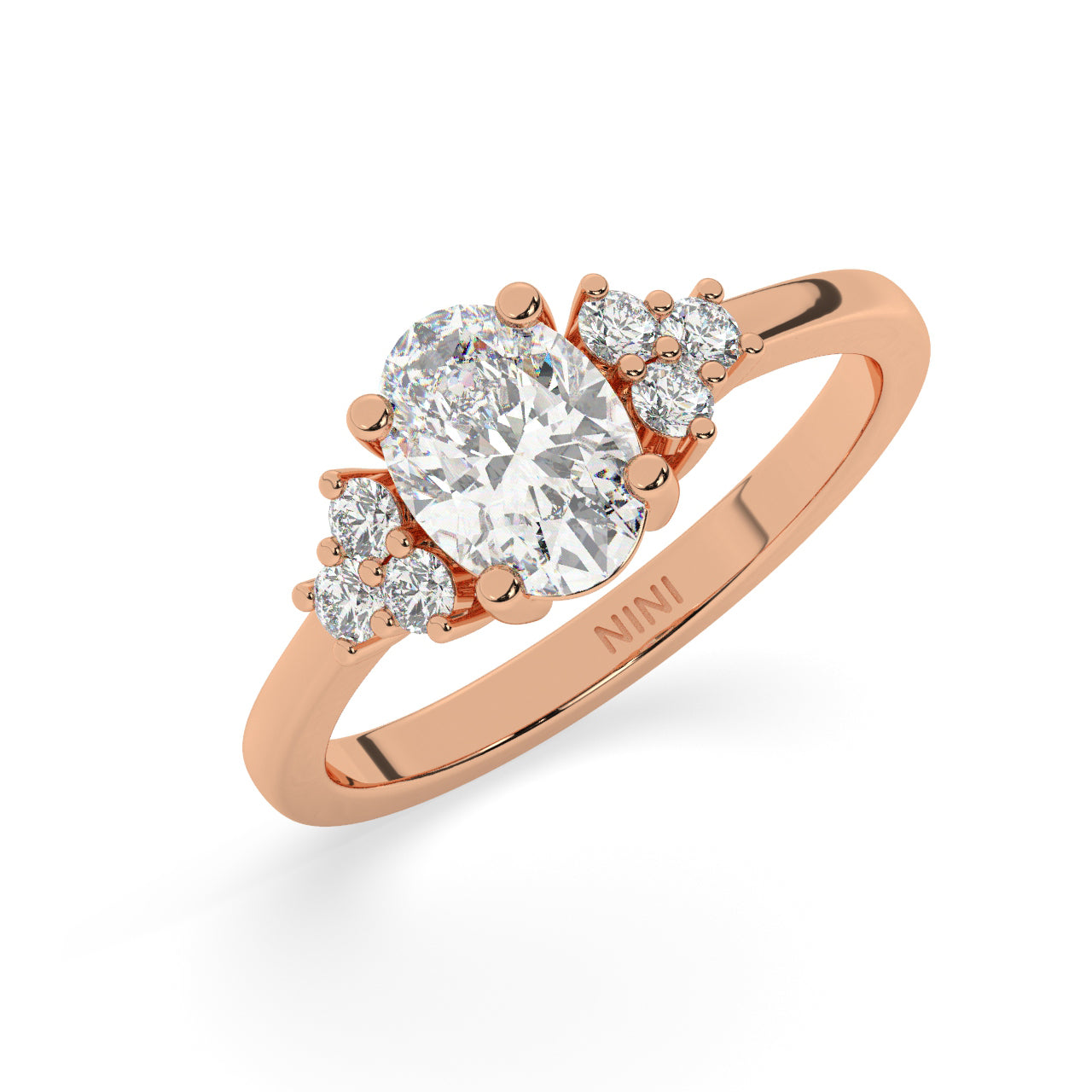 Terra Engagement Ring - 1.00 Ct Oval