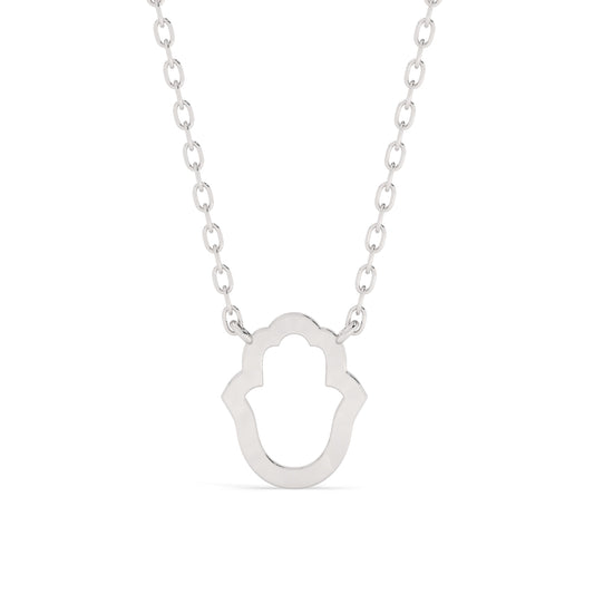 Gold Mini Hamsa Necklace