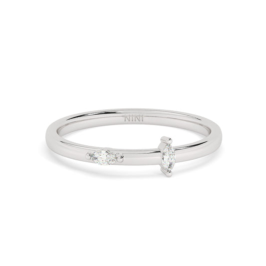 Double Marquise Diamond Ring