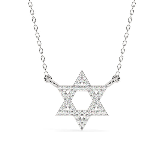 Magen David Diamond Necklace