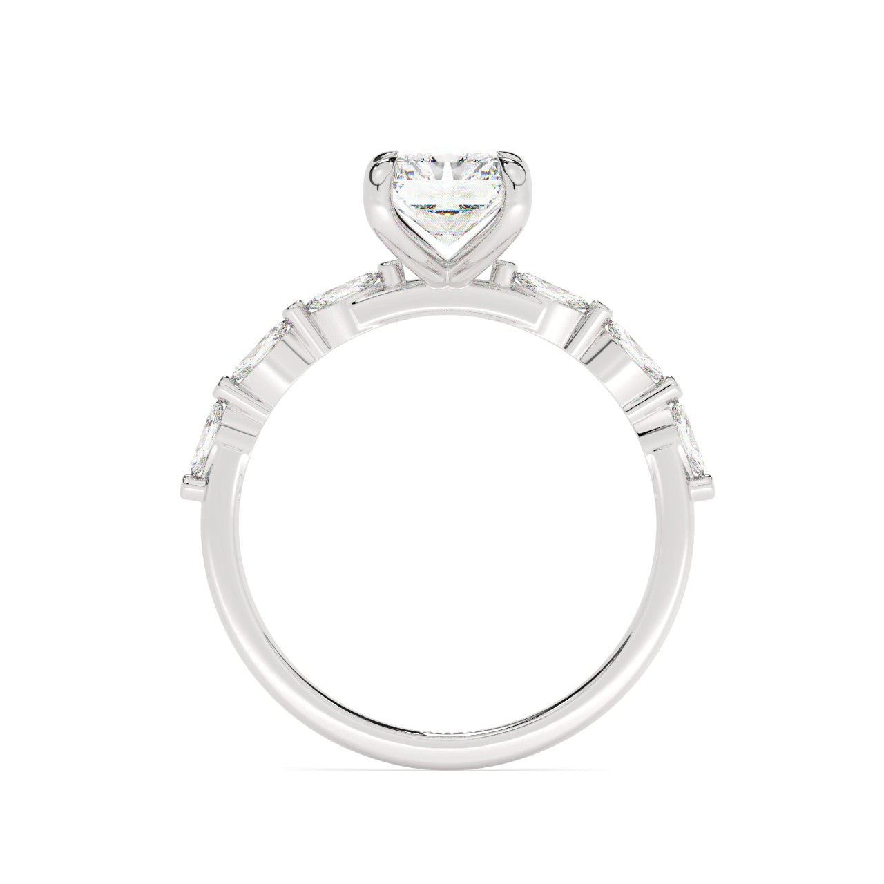 Emily Engagement Ring - 1.50 Ct Radiant