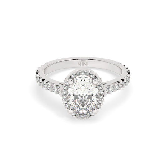 Hailey Engagement Ring - 1.50 Ct Oval