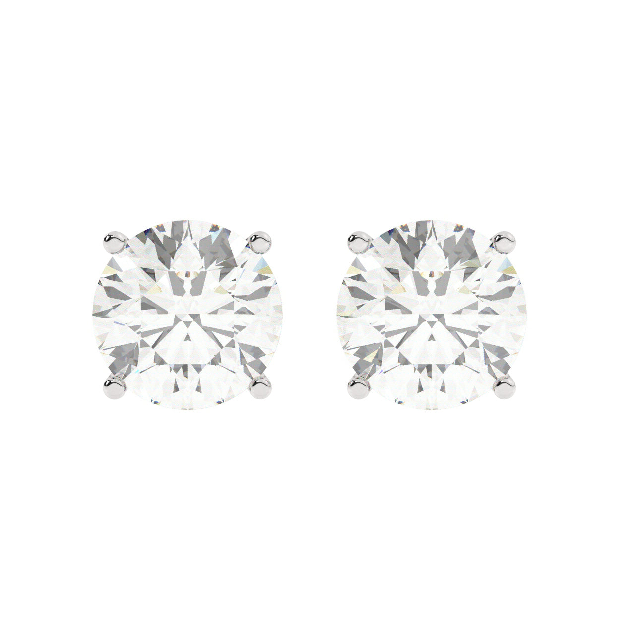 Natural Diamonds Martini Stud Earrings