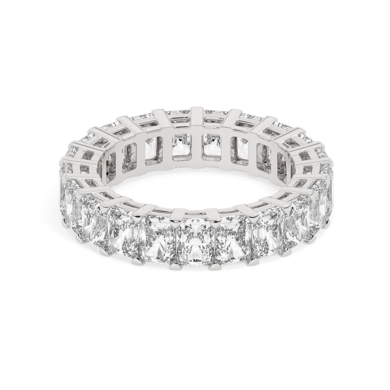 Radiant Cut Diamonds Eternity Ring - 0.25 Ct