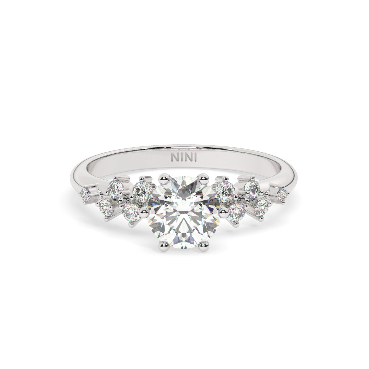 Fireworks Engagement Ring - 1.00 Ct
