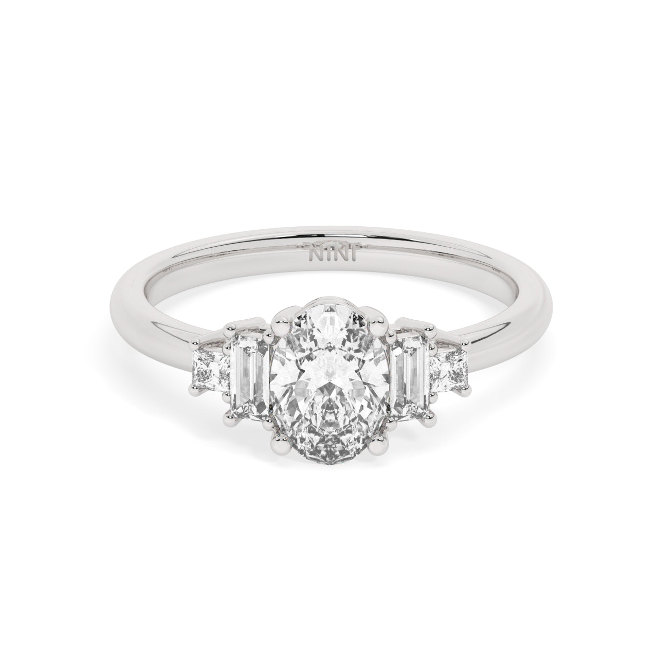 Amy Engagement Ring - 1.00 Ct Oval