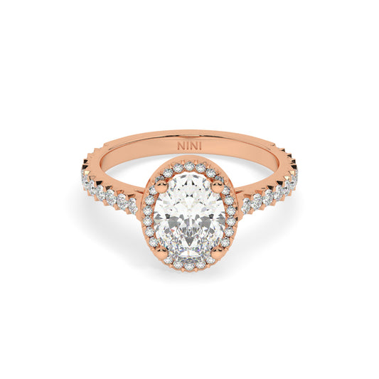 Hailey Engagement Ring - 1.50 Ct Oval