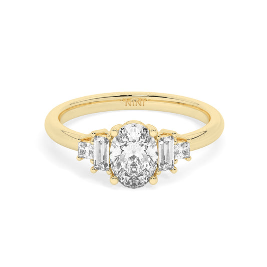 Amy Engagement Ring - 1.00 Ct Oval