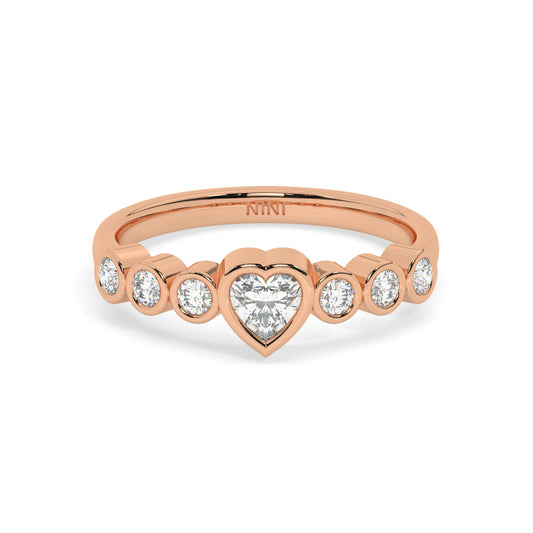Barbie Heart Diamond Ring