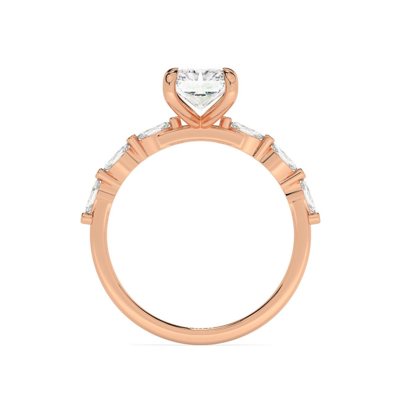Emily Engagement Ring - 1.50 Ct Radiant