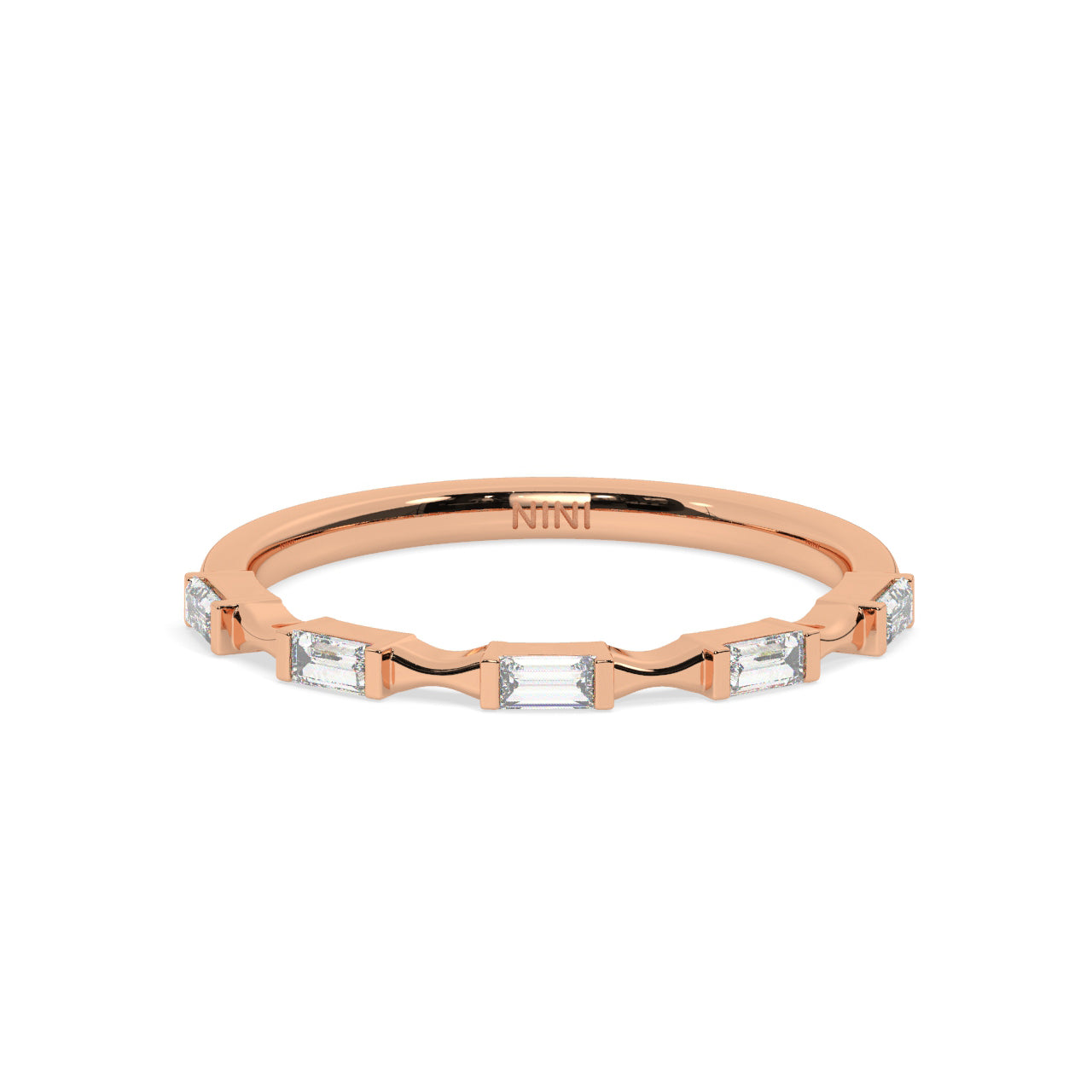 Bows And Baguettes Diamond Ring
