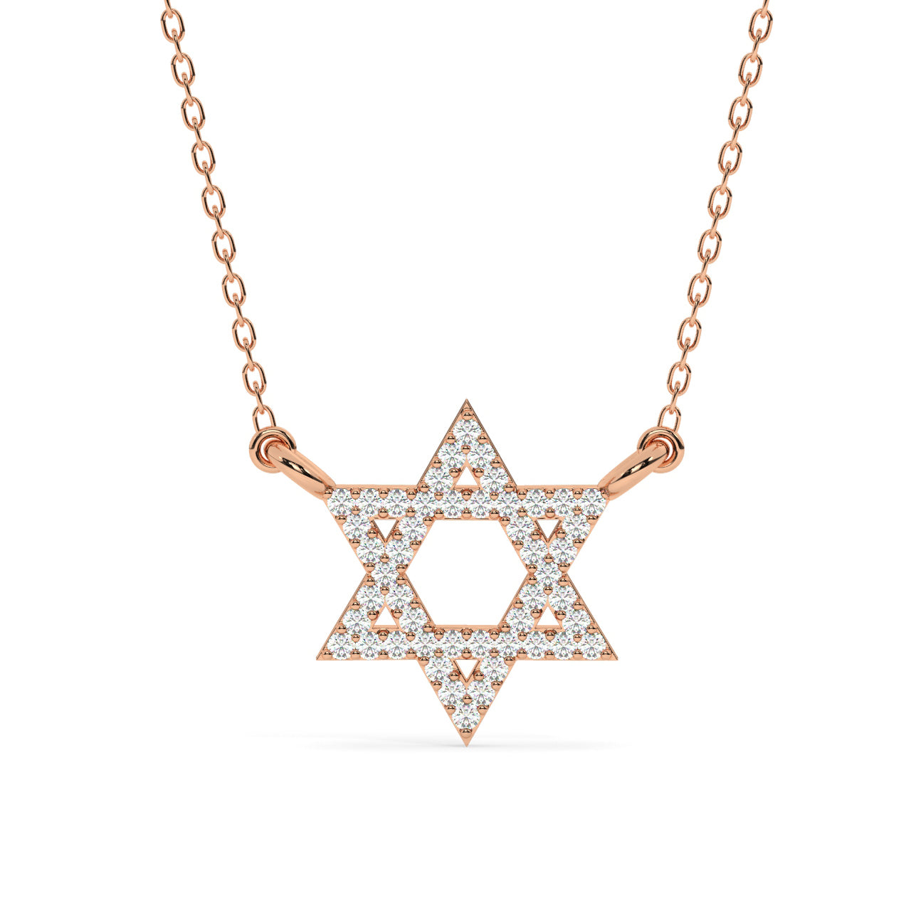 Magen David Diamond Necklace