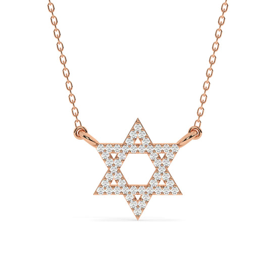 Magen David Diamond Necklace
