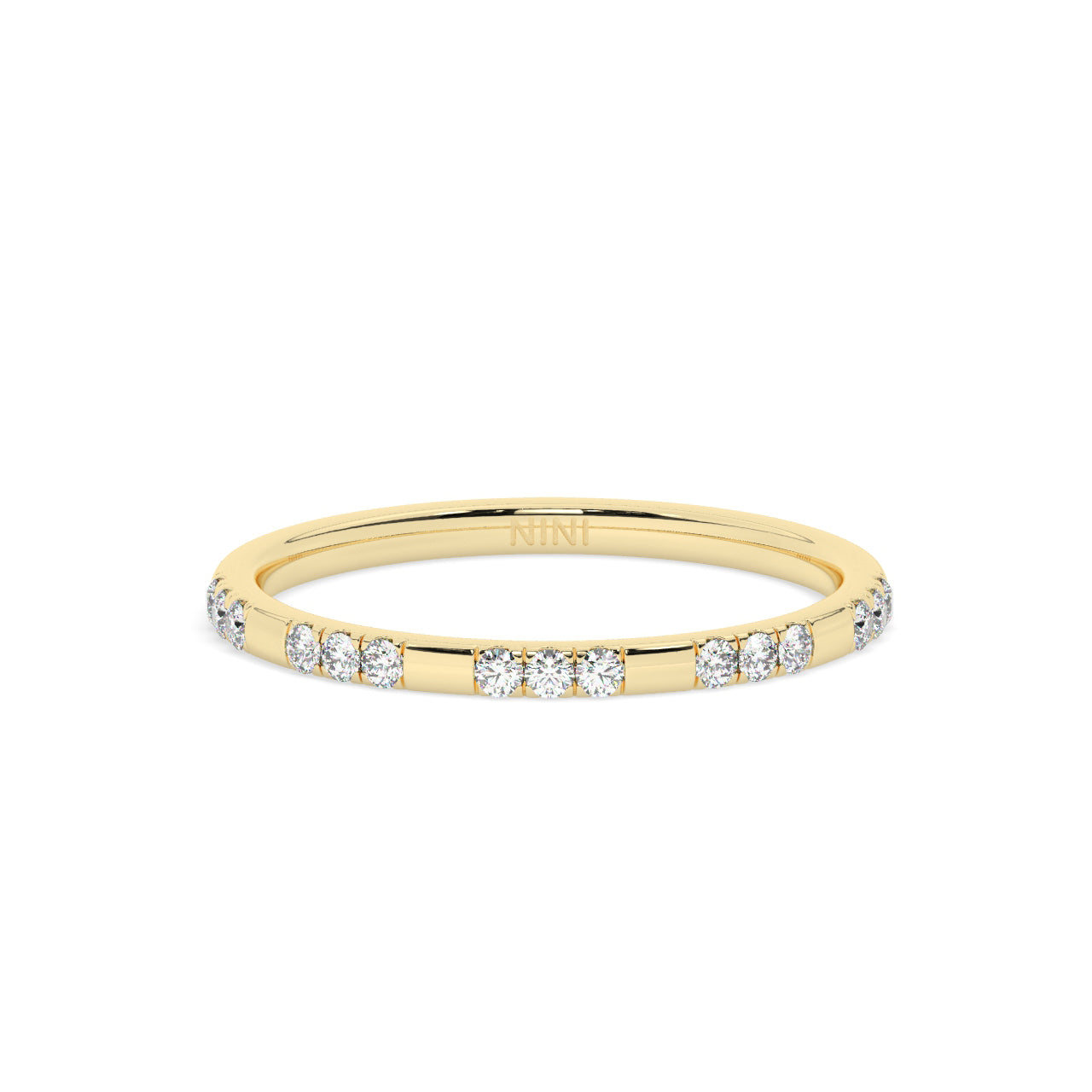 Mini 3 Diamond Spaces Band