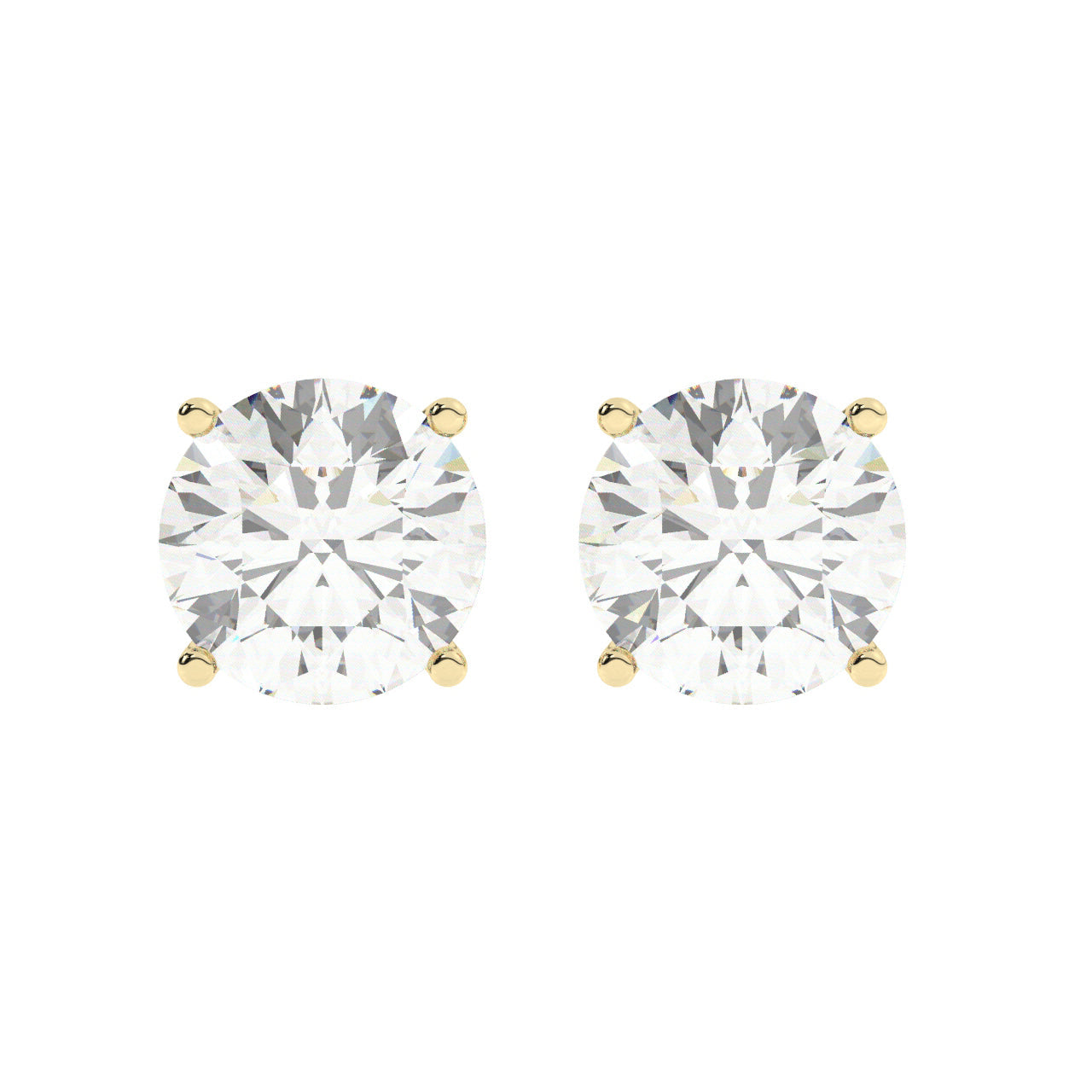 Natural Diamonds Martini Stud Earrings