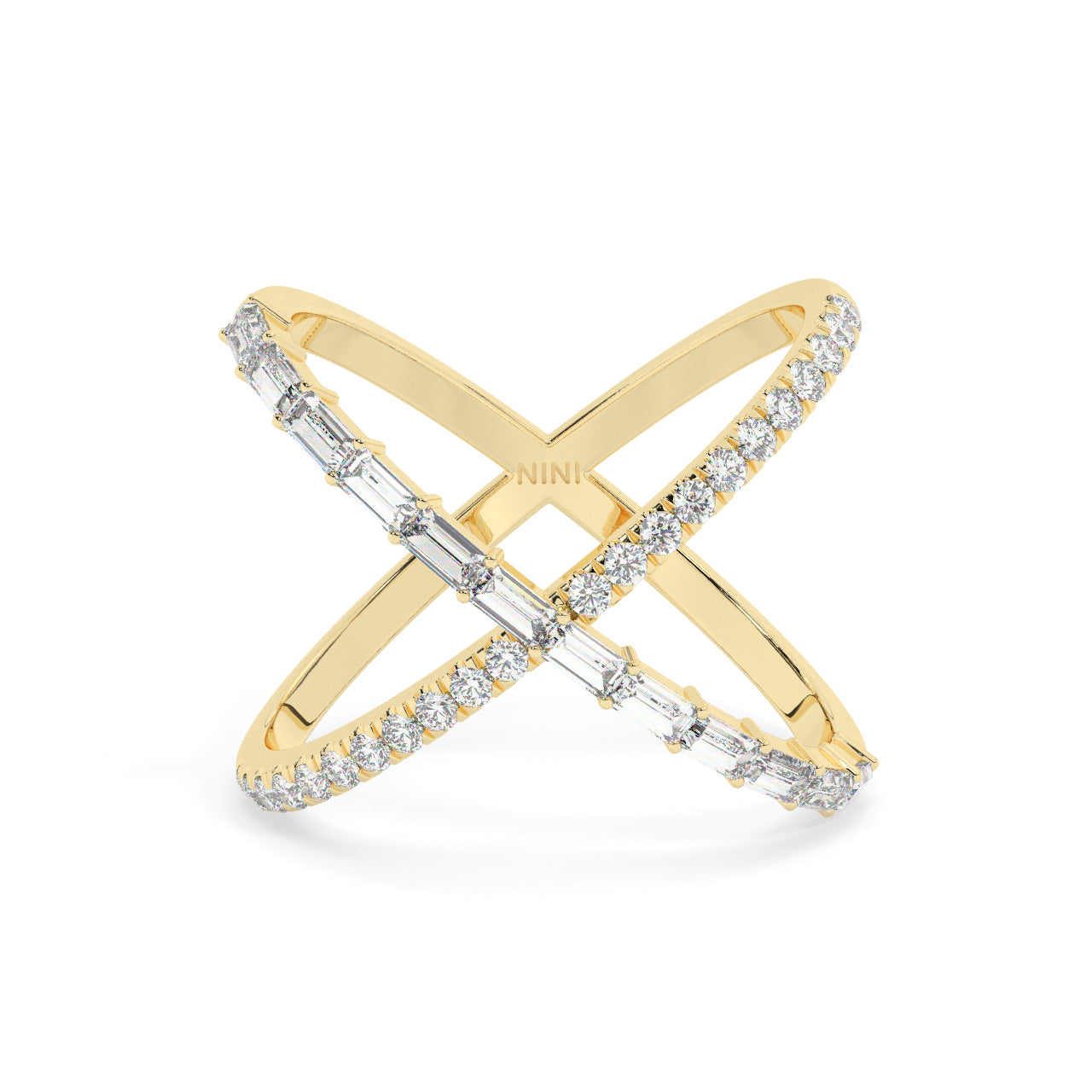 X Diamond Ring