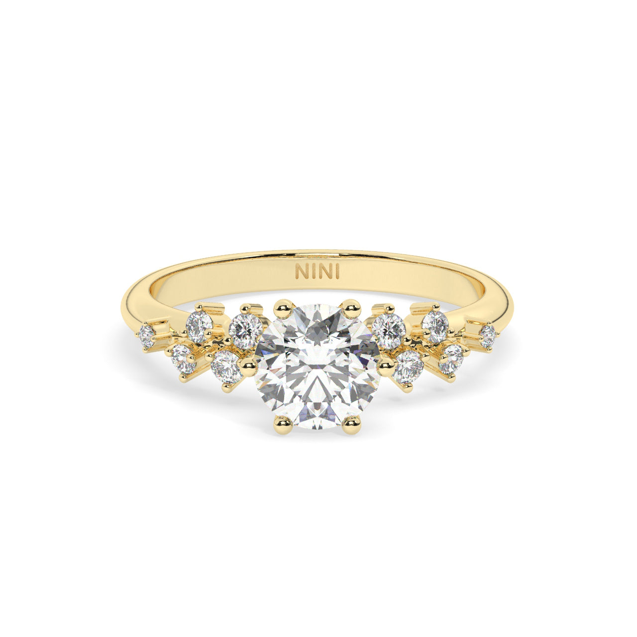 Fireworks Engagement Ring - 1.00 Ct