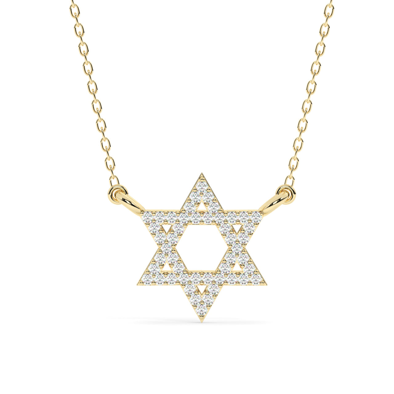 Magen David Diamond Necklace