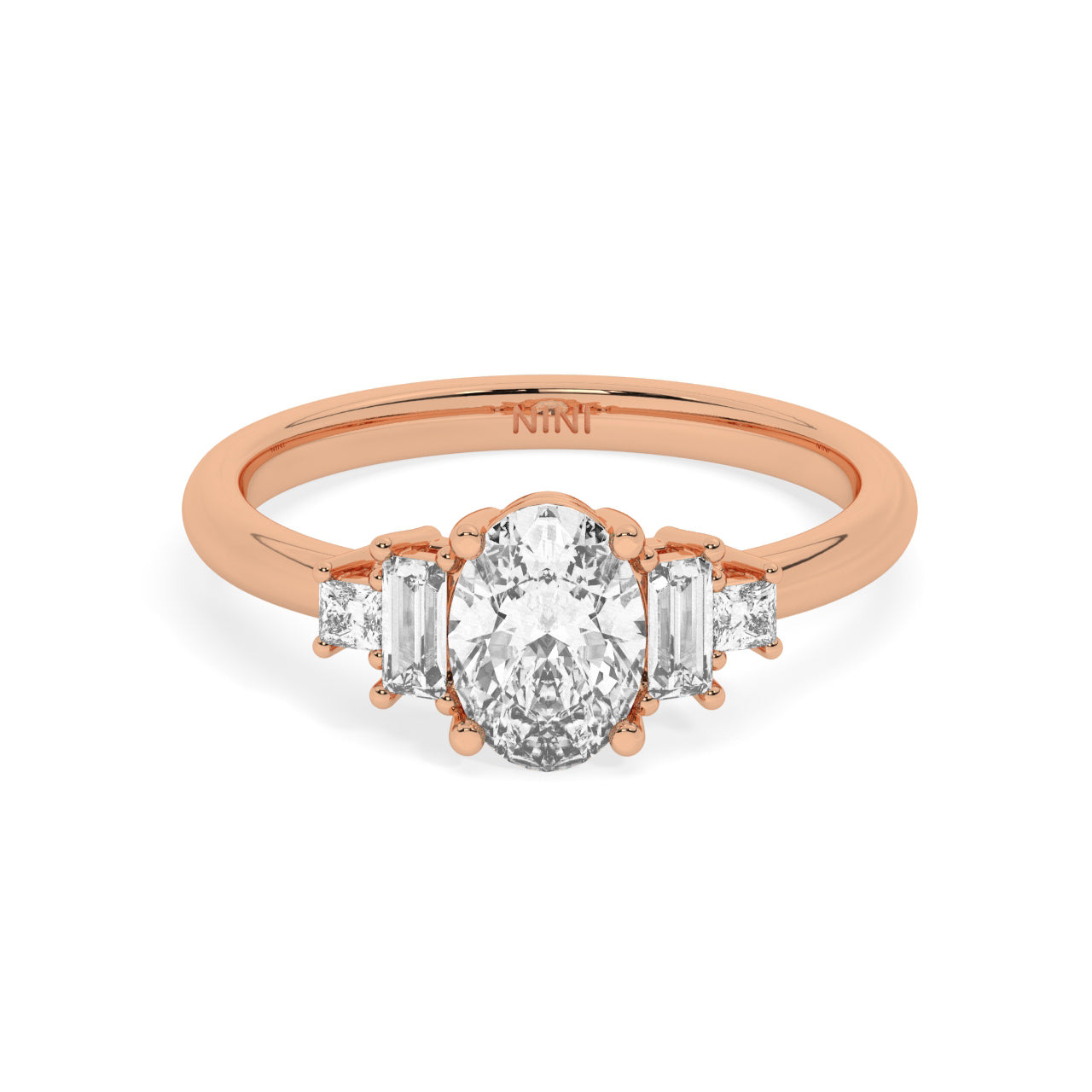 Amy Engagement Ring - 1.00 Ct Oval