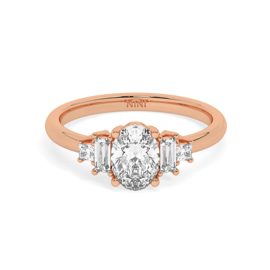 Amy Engagement Ring - 1.00 Ct Oval
