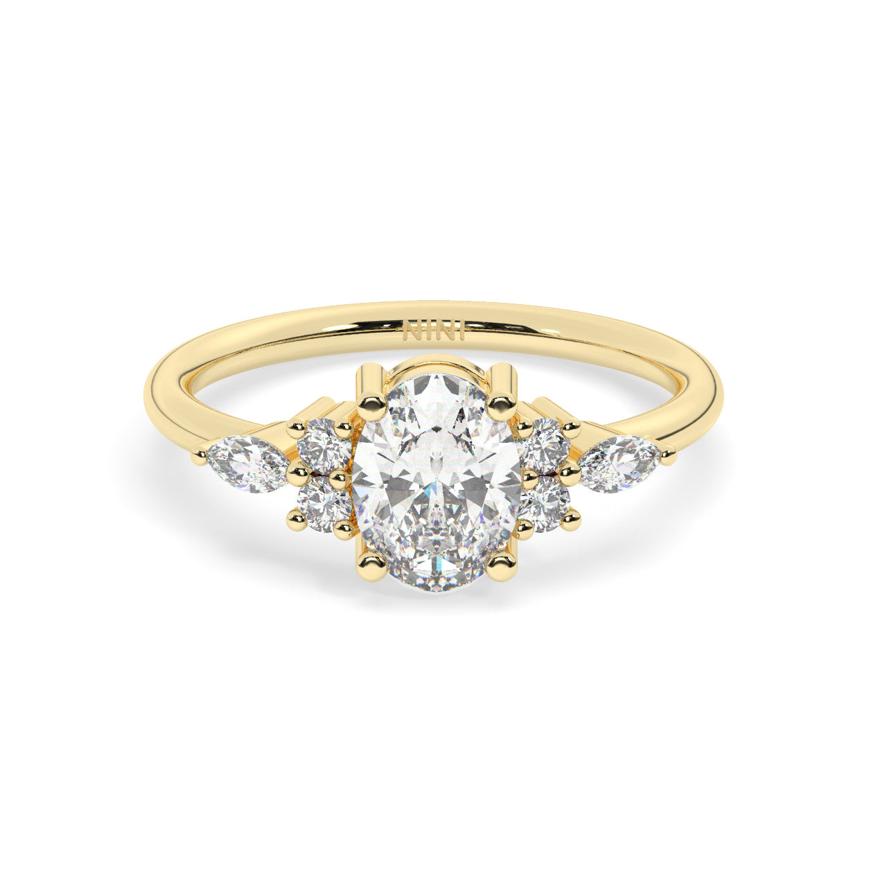 Jasmine Engagement Ring - 1.00 Ct Oval