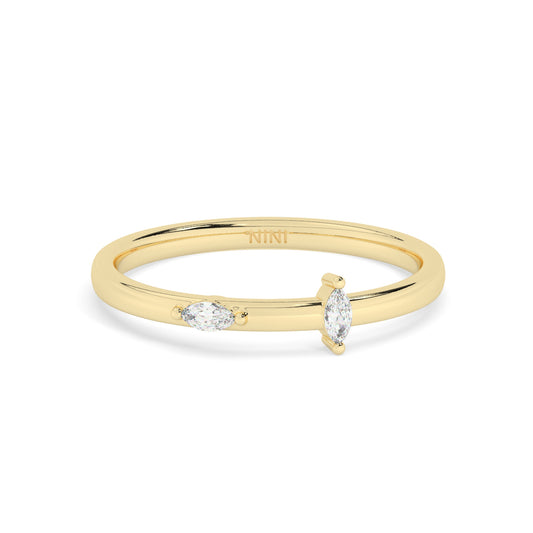 Double Marquise Diamond Ring