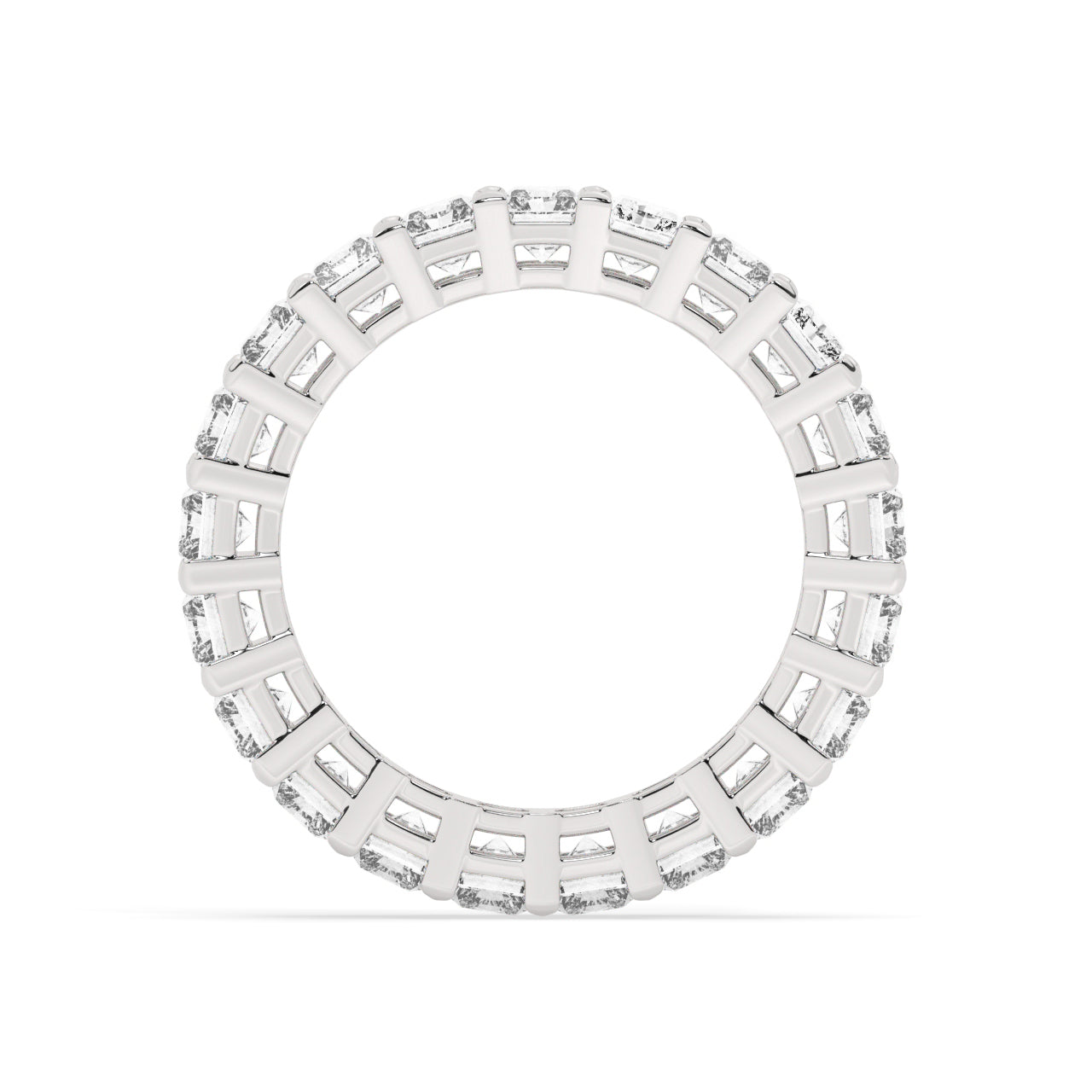 Radiant Cut Diamonds Eternity Ring - 0.25 Ct