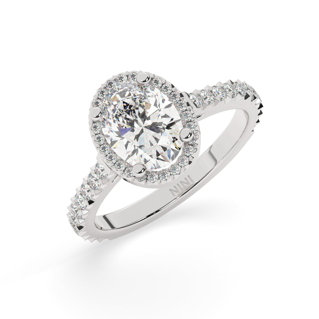 Hailey Engagement Ring - 1.50 Ct Oval