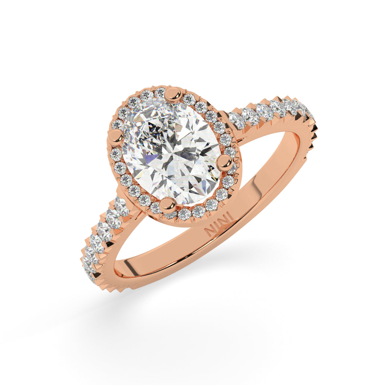 Hailey Engagement Ring - 1.50 Ct Oval