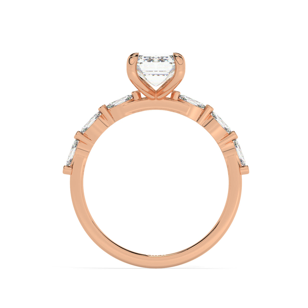 Emily Engagement Ring - 1.50 Ct Emerald
