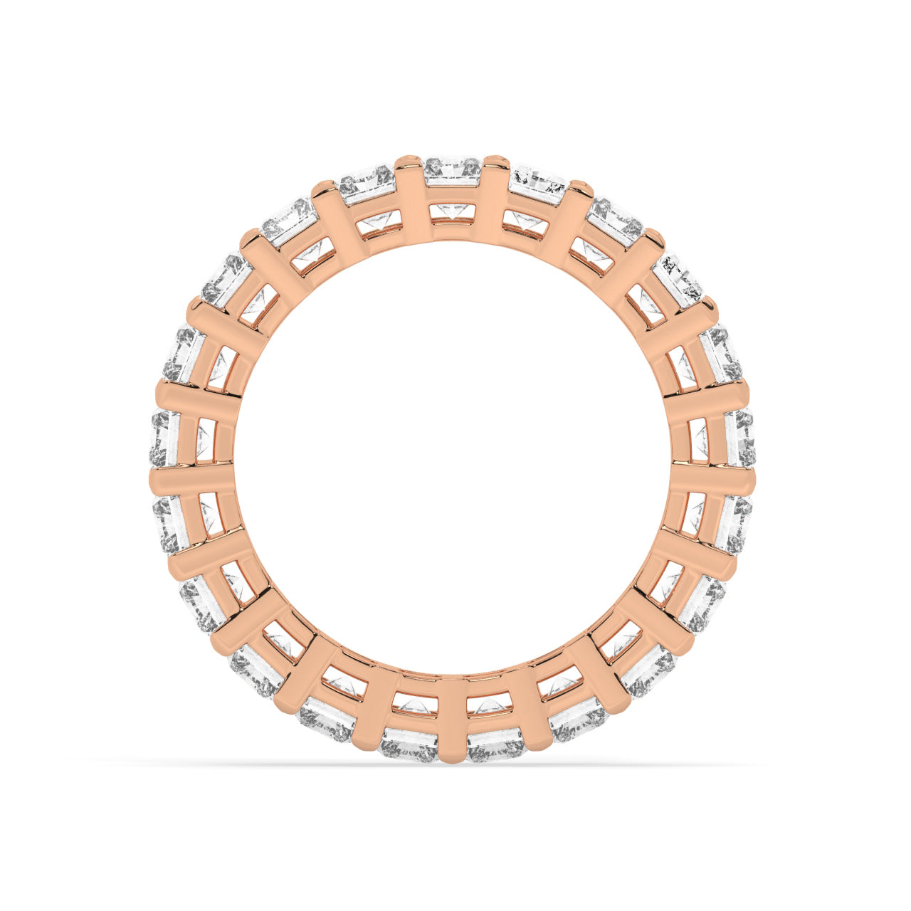 Radiant Cut Diamonds Eternity Ring - 0.25 Ct