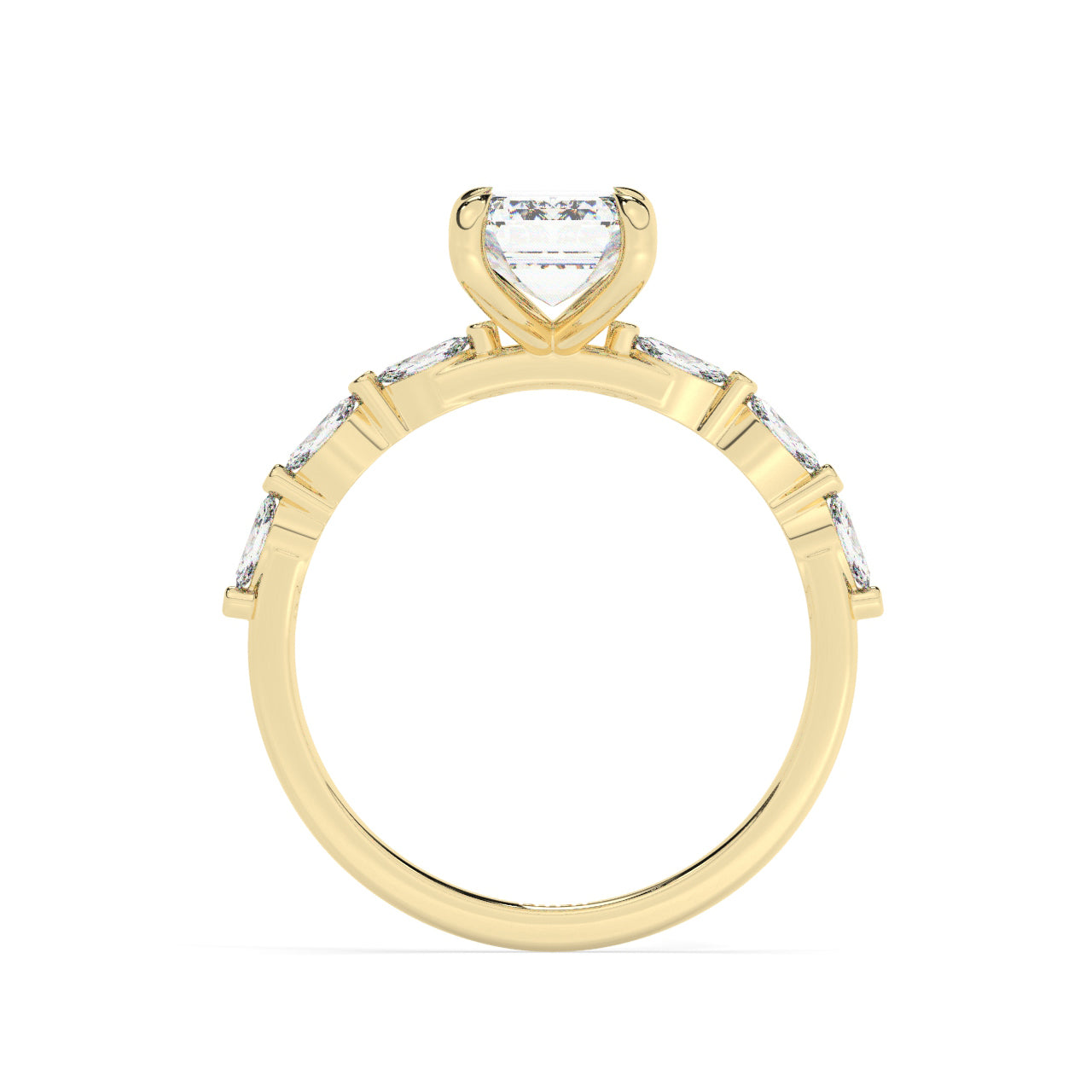 Emily Engagement Ring - 1.50 Ct Emerald