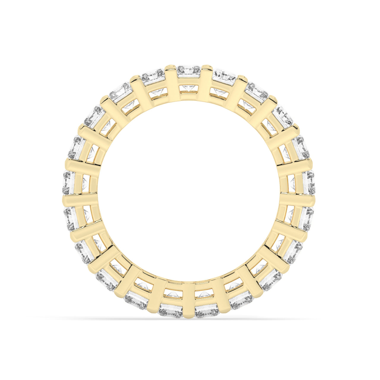Radiant Cut Diamonds Eternity Ring - 0.25 Ct