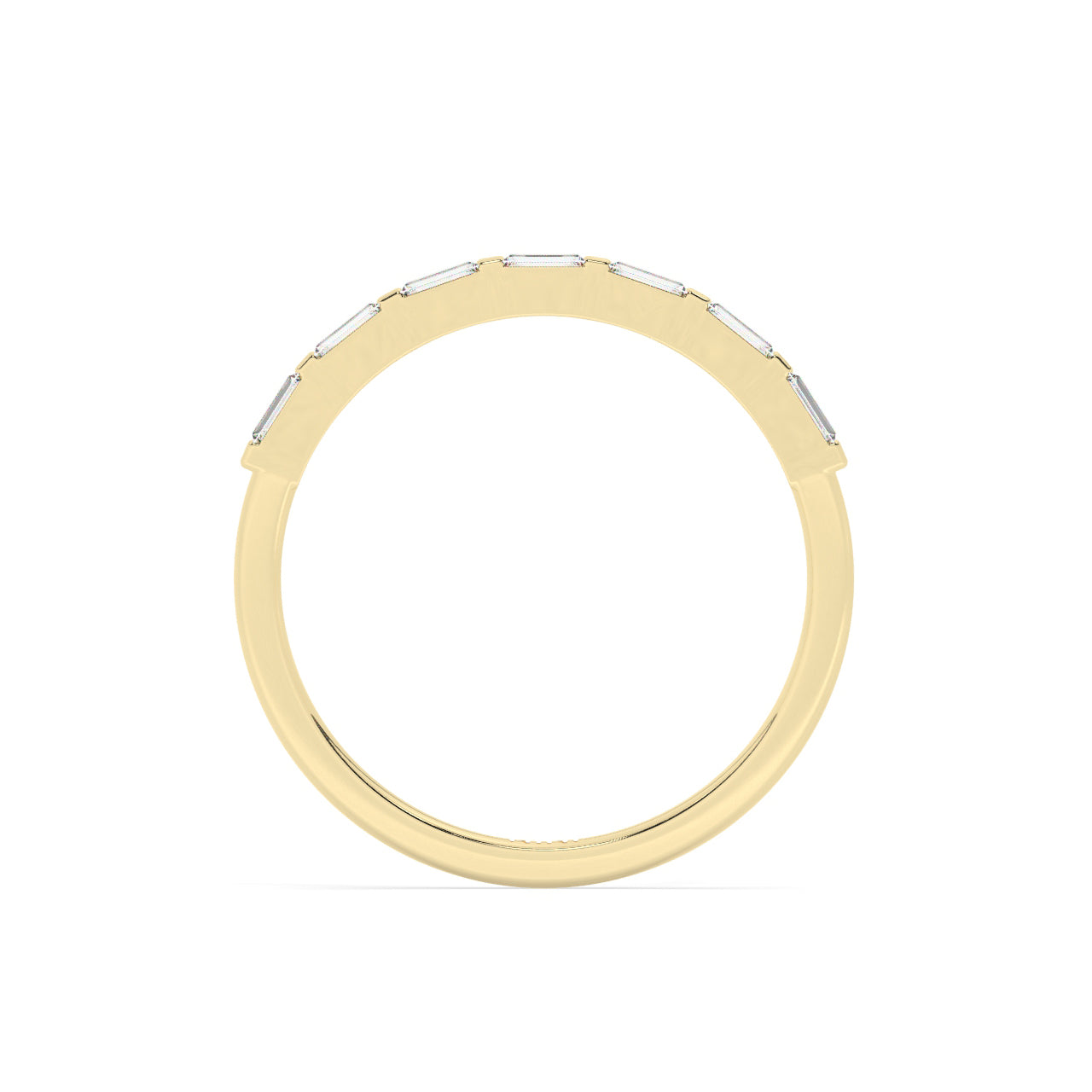 Thin Baguettes Diamond Ring