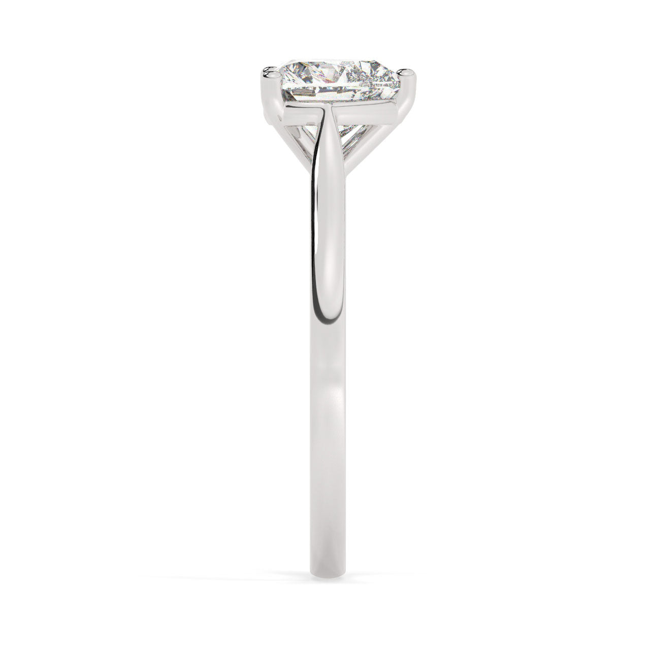 Solitaire Heart Shape Diamond Engagement ring - 2.00 Ct