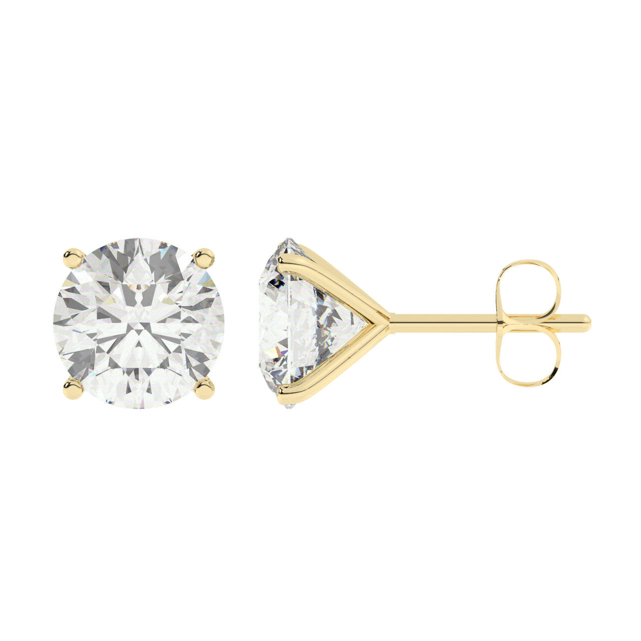 Natural Diamonds Martini Stud Earrings
