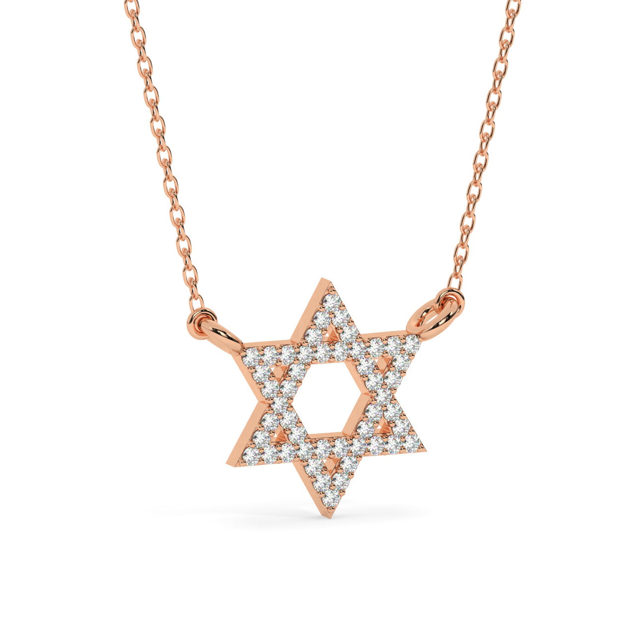Magen David Diamond Necklace