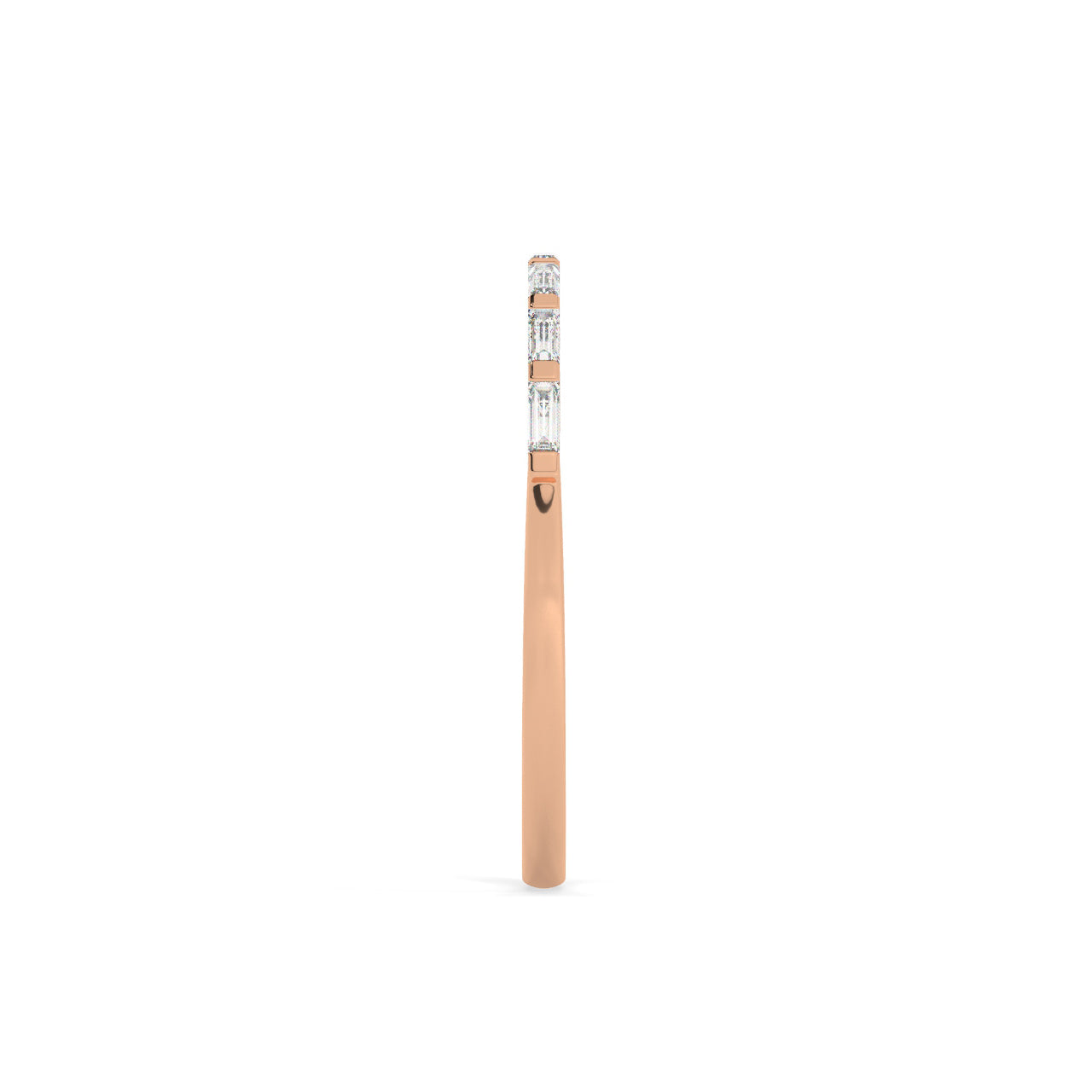 Thin Baguettes Diamond Ring