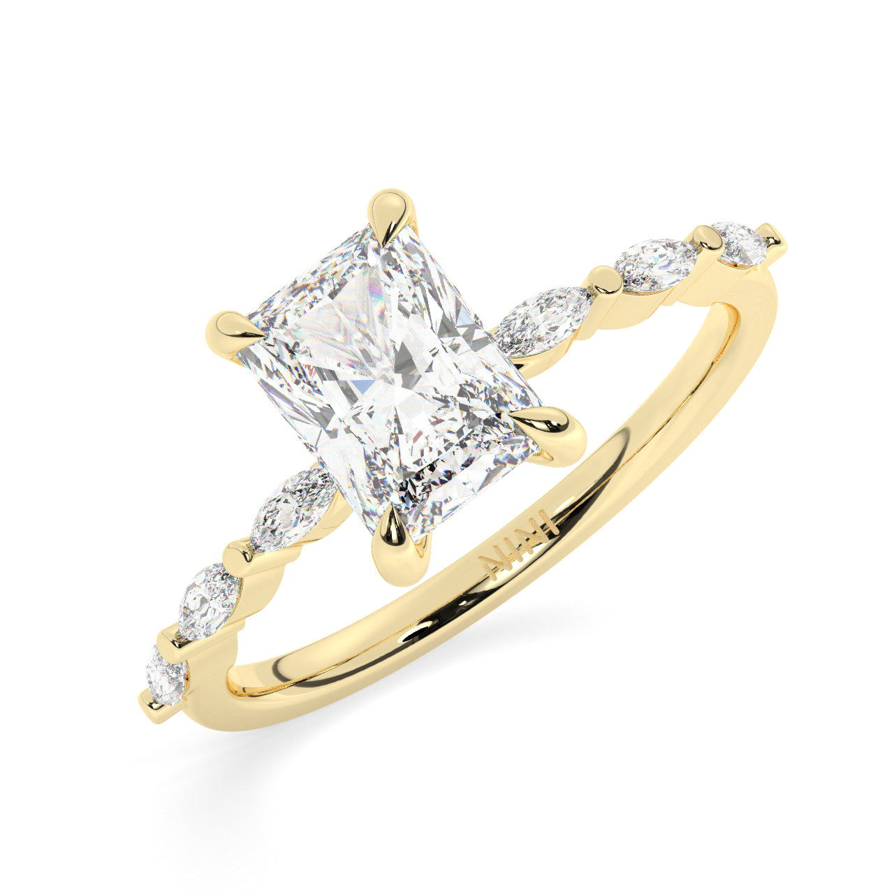 Emily Engagement Ring - 1.50 Ct Radiant