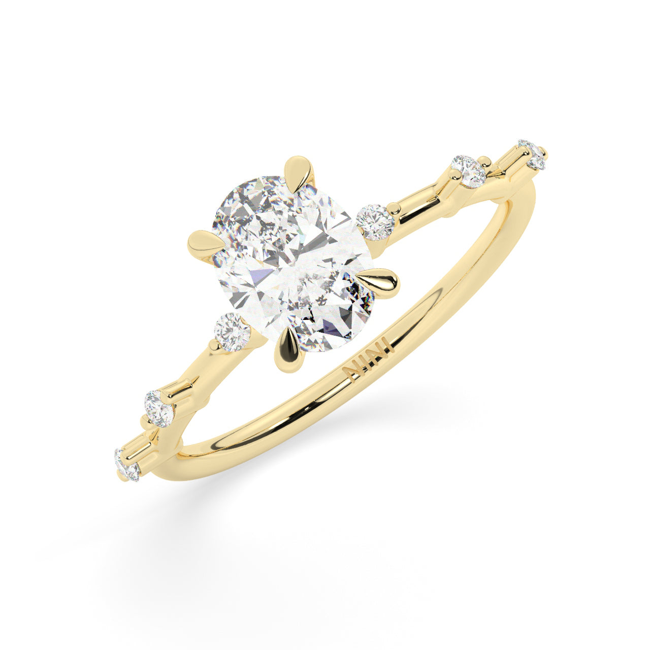 Lauren Engagement Ring - 1.00 Ct Oval